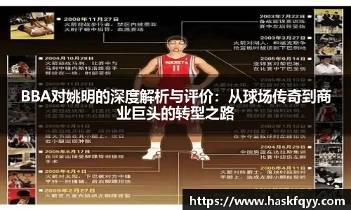 BBA对姚明的深度解析与评价：从球场传奇到商业巨头的转型之路