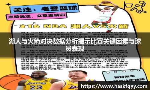 湖人与火箭对决数据分析揭示比赛关键因素与球员表现